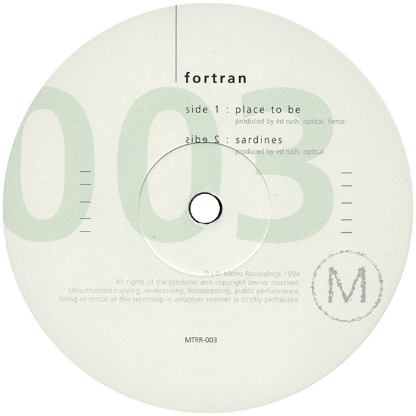 Place To Be / Sardines, Fortran